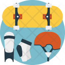 Outdoor Sports Boarding Icon