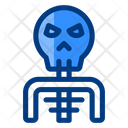 Skeleton Spooky Frightening Icon