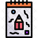 Sketchbook Sketching Drawing Icon