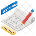 Archetype Mockup Sketching Icon