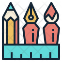 Sketching Ruler Pencil Icon