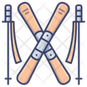 Skiing Holiday Sports Icon