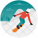 Skiboarding  Icon