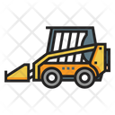 Skid Steer Loader Construction Vehicle Heavy Vehicle Icon