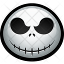 Jack Skellington Skull Ghost Icon