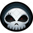 Grim Reaper Skull Death Icon