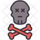 Skull Bones Danger Icon