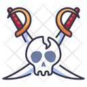 Skull And Sword Icon