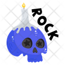 Scary Skull Candle Dead Head Icon
