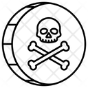 Skull Coin  Icon