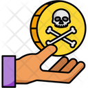 Skull Coin  Icon