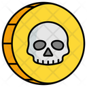 Skull Coin  Icon