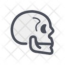 Skull Side View Skull Death Icon