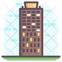 Office Building Real Estate Skyline Icon