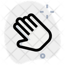Slant Hand Pointer Icon