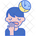 Sleep Deprivation Sleep Disorder Over Sleeping Icon