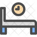 Sleep Time Bed Icon
