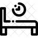 Sleep Time Bed Icon