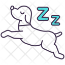 Sleeping Dog Pet Icon
