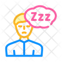 Sleepiness Diabetes Symptom Icon