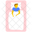 Sleeping Man Lying Icon