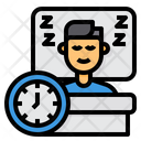 Sleeping Sleep Time Management Icon