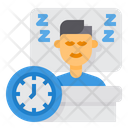 Sleeping Sleep Time Management Icon