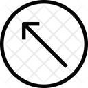 Slide-arrow-left-up Icon
