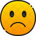 Slightly Frowning Face Icon