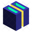 Slot Geometric Cube Icon