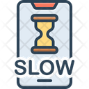 Slow Electronic Connection Icon