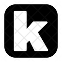 Small Letter K Icon