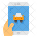 Smart Car Car Smartphone Icon
