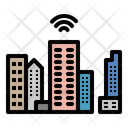 Smart City City Buildings Icon