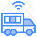 Smart Delivery Logistics Network Icon