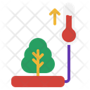 Smart Farm Temperature Control Icon