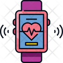 Smart Healthcare Healthcare Application Smart Watch Icon