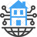Smart Home House Buildings Icon