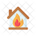 Smart Home Burning Icon