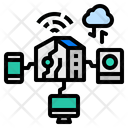 Smart Home Connection Icon
