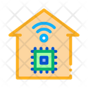 Smart House Chip Icon