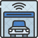 Smart Parking Wifi Car Icon