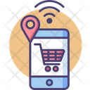 Smart Retail Online Shopping Shopping Cart Icon