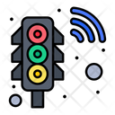 Smart Traffic Signal Icon