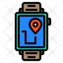 Smart Watch Pin Locations Icon