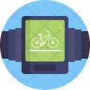 Bike And Bicycle Smart Watch Cycle Icon