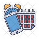 Smartphone Calendar Alarm Icon
