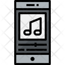 Smartphone Music Communication Icon