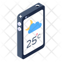 Mobile Weather App Smartphone App Weather Forecast Icon