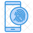 Smartphone Fingerprint Icon